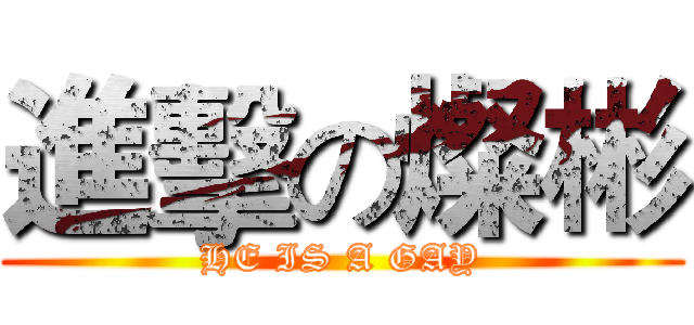 進擊の燦彬 (HE IS A GAY)