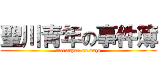 聖川青年の事件簿 (meronpan no nazo)