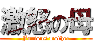 激怒の母 (Furious mother)