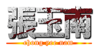 張玉南 (chong yee nam)