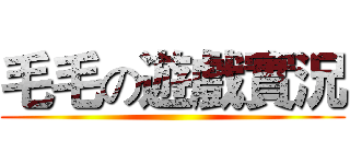 毛毛の遊戲實況 ()