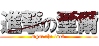 進撃の璽爾 (what the fuck)