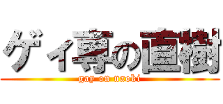 ゲィ専の直樹 (gay on naoki)