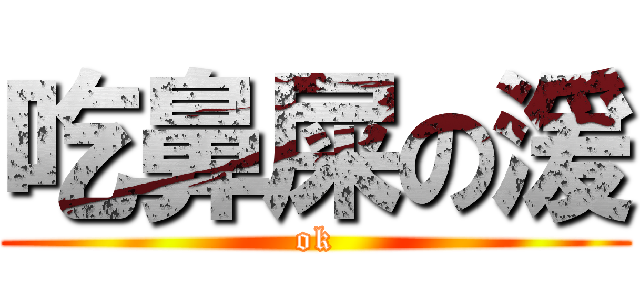 吃鼻屎の湲 (ok)