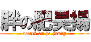 胖の肥昊揚 (attack on ho yeung)