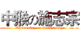 中猴の施志宗 (Themonkey on ShiZhizong)