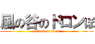 風の谷のドロンぽ (attack on titan)