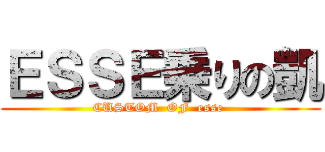 ＥＳＳＥ乗りの凱 (CUSTOM  OF  esse )