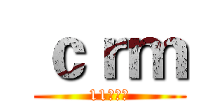 ｃｒｍ (11???)