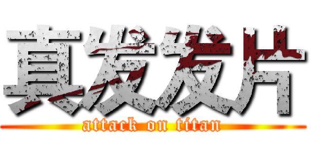 真发发片 (attack on titan)