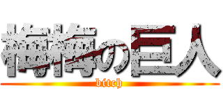 梅梅の巨人 (bitch)