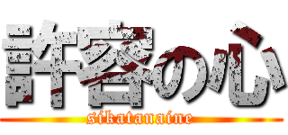 許容の心 (sikatanaine)
