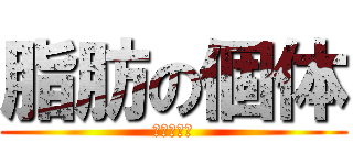 脂肪の個体 (おまえだ！)