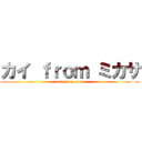 カイ ｆｒｏｍ ミカサ (attack on titan)