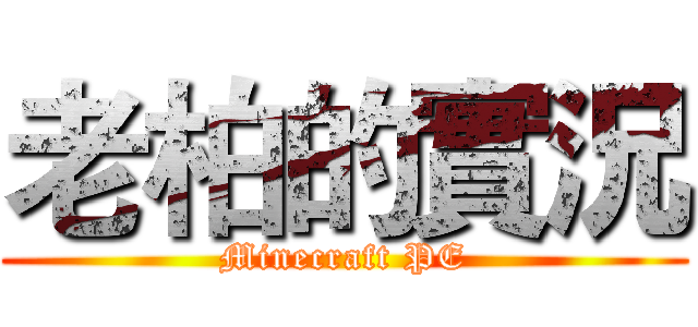 老柏的實況 (Minecraft PE)