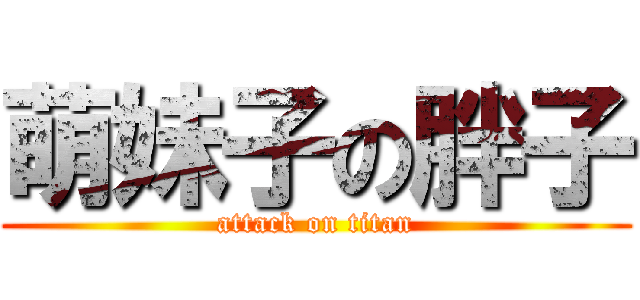 萌妹子の胖子 (attack on titan)