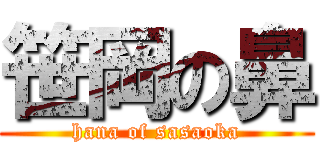 笹岡の鼻 (hana of sasaoka)
