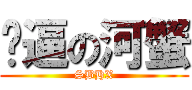 傻逼の河蟹 (SBHX)