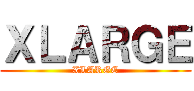 ＸＬＡＲＧＥ (XLARGE)