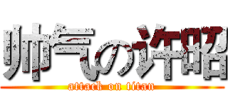 帅气の许昭 (attack on titan)