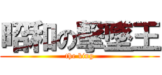 昭和の撃墜王 (the king)
