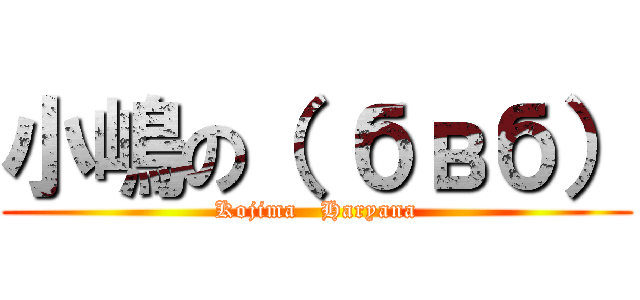 小嶋の（ бвб） (Kojima   Haryana)