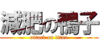 減肥の鴨子 (attack on titan)