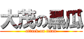 大茂の黑瓜 (attack on titan)