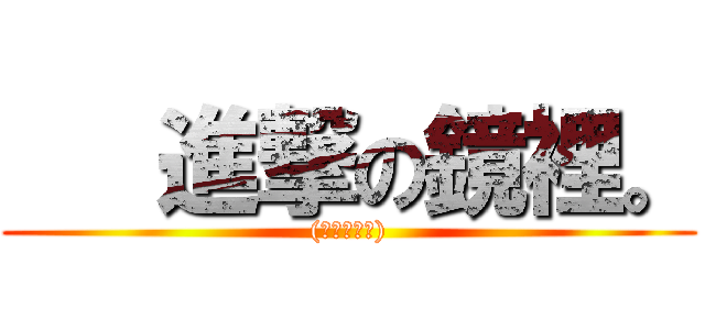    進撃の鏡裡。 ((｡･ω･｡))