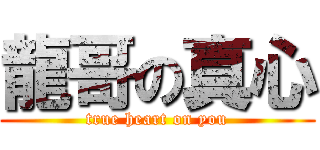 龍哥の真心 (true heart on you)