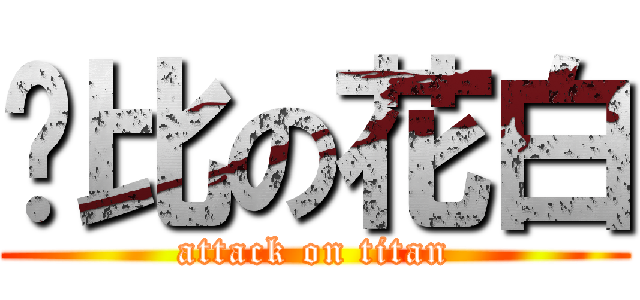 帅比の花白 (attack on titan)