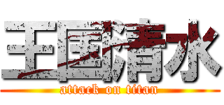 王国清水 (attack on titan)