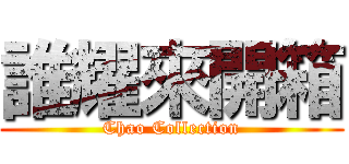 誰耀來開箱 (Chao Collection)