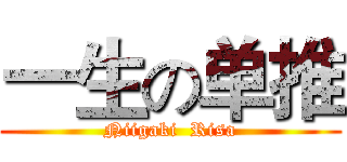 一生の单推 (Niigaki  Risa)