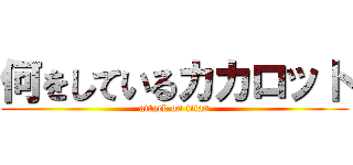 何をしているカカロット (attack on titan)