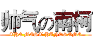 帅气の南柯 (THE MOST HANDSOME)