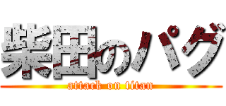 柴田のパグ (attack on titan)