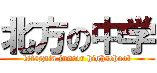 北方の中学 (kitagata junior highschool)