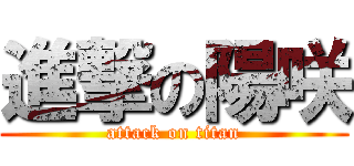 進撃の陽咲 (attack on titan)