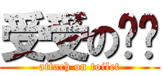 受受のㄈㄈ (attach on toilet)