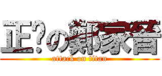 正值の鄭家晉 (attack on titan)