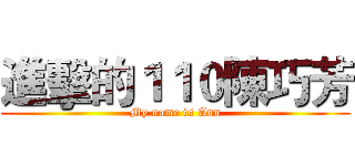 進擊的１１０陳巧芳 (My name is Ann)