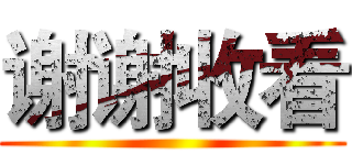 谢谢收看 ()