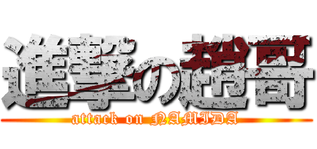 進撃の趙哥 (attack on NAMIDA)