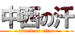 中西の汗 (attack on titan)