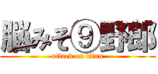 脳みそ⑨野郎 (attack on titan)
