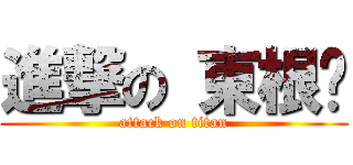 進撃の 東根ㅠ (attack on titan)