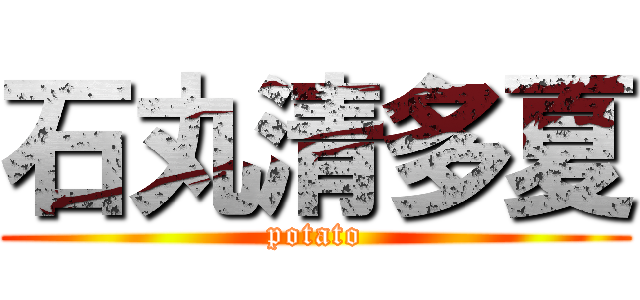 石丸清多夏 (potato)