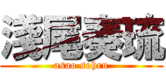 淺尾奏琉 (asao sohru)