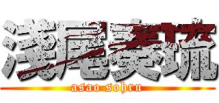 淺尾奏琉 (asao sohru)